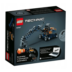 LEGO TECHNIC 2w1 WYWROTKA KOPARKA AUTO 42147 SAMOCHÓD POJAZD BUDOWLANY