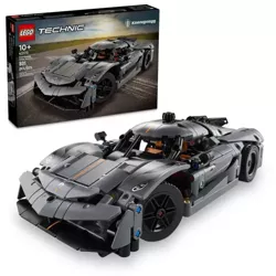 LEGO TECHNIC HIPERSAMOCHÓD KOENIGSEGG SPORTOWY WYŚCIGOWY SZARY 801EL. 42173