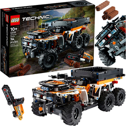 LEGO TECHNIC QUAD POJAZD TERENOWY PIŁA KLOCKI 42139 PRZYCZEPKA NA DREWNO