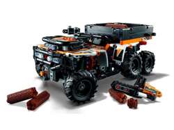 LEGO TECHNIC QUAD POJAZD TERENOWY PIŁA KLOCKI 42139 PRZYCZEPKA NA DREWNO