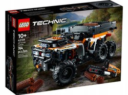 LEGO TECHNIC QUAD POJAZD TERENOWY PIŁA KLOCKI 42139 PRZYCZEPKA NA DREWNO