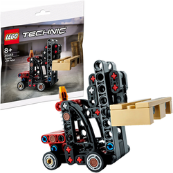 LEGO TECHNIC WÓZEK WIDŁOWY Z PALETĄ MAGAZYNOWY KLOCKI 30655 PODNOŚNIK