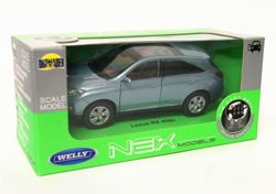 LEXUS RX 450h NIEBIESKI METALOWY MODEL SAMOCHODZIK KOLEKCJONERSKI WELLY