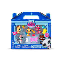 LITTLEST PET SHOP FIGURKI ZWIERZĄTKA FARMA NA WSI 5 FIGUREK AKCESORIA