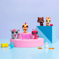 LITTLEST PET SHOP FIGURKI ZWIERZĄTKA FARMA NA WSI 5 FIGUREK AKCESORIA