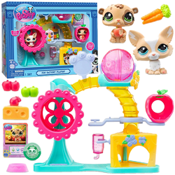 LITTLEST PET SHOP ZESTAW FIGUREK FABRYKA ZABAWY FIGURKI ZWIERZAKI AKCESORIA