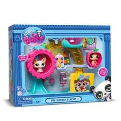 LITTLEST PET SHOP ZESTAW FIGUREK FABRYKA ZABAWY FIGURKI ZWIERZAKI AKCESORIA