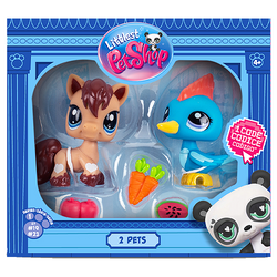 LITTLEST PET SHOP ZESTAW FIGUREK KUCYK DZIĘCIOŁ FIGURKI ZWIERZAKI AKCESORIA