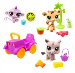 LITTLEST PET SHOP ZESTAW FIGUREK SAFARI FIGURKI ZWIERZAKI AKCESORIA