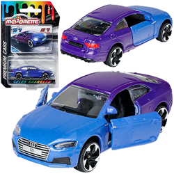 MAJORETTE AUDI S5 PREMIUM CARS SAMOCHODZIK METALOWY ZMIENIAJĄCY KOLOR 1:64