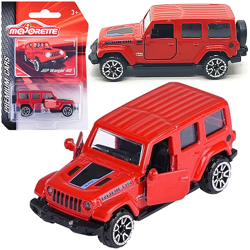 MAJORETTE JEEP WRANGLER 4XE PREMIUM CARS SAMOCHODZIK METALOWY CZERWONY