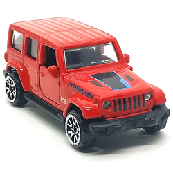 MAJORETTE JEEP WRANGLER 4XE PREMIUM CARS SAMOCHODZIK METALOWY CZERWONY