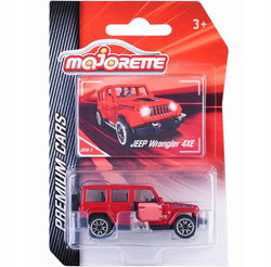 MAJORETTE JEEP WRANGLER 4XE PREMIUM CARS SAMOCHODZIK METALOWY CZERWONY