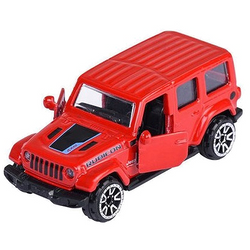 MAJORETTE JEEP WRANGLER 4XE PREMIUM CARS SAMOCHODZIK METALOWY CZERWONY