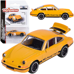 MAJORETTE PORSCHE 911 CARRERA RS 2.7 PORSCHE EDITION AUTKO METALOWE ŻÓŁTE