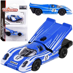 MAJORETTE PORSCHE 917 PORSCHE EDITION SAMOCHODZIK METALOWY NIEBIESKI 1:64