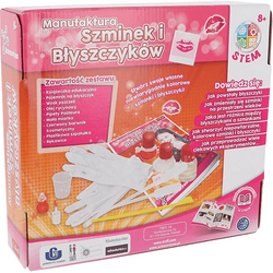 MANUFAKTURA SZMINEK BŁYSZCZYKÓW DIY SCIENCE4YOU FABRYKA KOSMETYKÓW TREFL