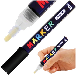 MARKER AKRYLOWY ARTYSTYCZNY DEKOARYCJNY OZDOBNY 1-2mm CZARNY BLACK