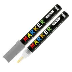 MARKER AKRYLOWY ARTYSTYCZNY DEKOARYCJNY OZDOBNY 1-2mm SIWY SZARY GREY