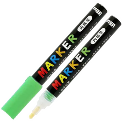 MARKER AKRYLOWY ARTYSTYCZNY DEKOARYCJNY OZDOBNY 1-2mm ZIELONY NEON