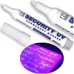 MARKER NIEWIDZIALNY SECURITY UV PISAK WODOODPORNY BEZBARWNY GRANIT