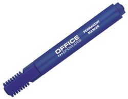 MARKER PERMANENTNY OFFICE PRODUCTS NIEBIESKI PISAK ŚCIĘTY WODOODPORNY