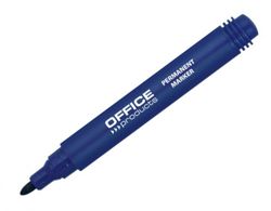 MARKER PERMANENTNY OFFICE PRODUCTS NIEBIESKI WODOODPORNY 12 sztuk OKRĄGŁY