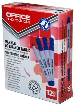 MARKER SUCHOŚCIERALNY OFFICE PRODUCTS NIEBIESKI DO BIAŁYCH TABLIC OKRĄGŁY