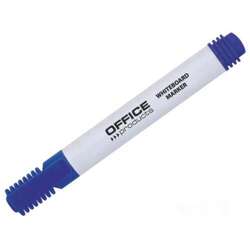 MARKER SUCHOŚCIERALNY OFFICE PRODUCTS NIEBIESKI DO BIAŁYCH TABLIC OKRĄGŁY