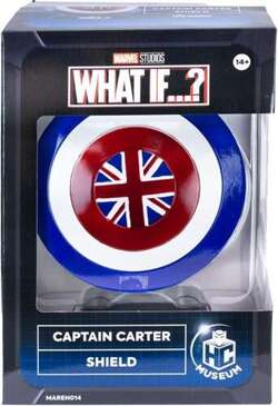 MARVEL WHAT IF CAPTAIN CARTER TARCZA FIGURKA KOLEKCJONERSKA EAGLEMOSS