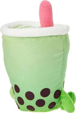 MASKOTKA BUBBLE TEA ZIELONA HERBATA PLUSZAK FUNKO KUBEK ZE SŁOMKĄ 22 CM