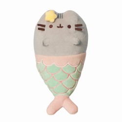 MASKOTKA KOTEK PUSHEEN MIĘTOWA SYRENKA MERMAID 14 CM ORYGINALNA