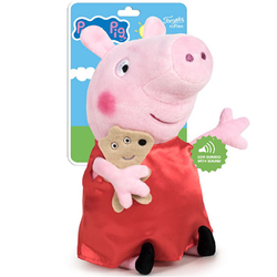 MASKOTKA ŚWINKA PEPPA PLUSZAK WYDAJE DŹWIĘKI 23CM