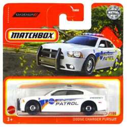 MATCHBOX DODGE CHARGER PURSUIT SAMOCHODZIK METALOWY MATTEL