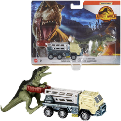 MATCHBOX JURASSIC WORLD CIĘŻARÓWKA GIGANTOZAUR DINOZAUR PARK JURAJSKI