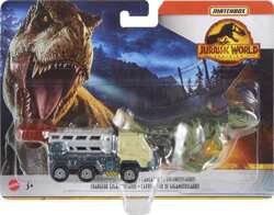 MATCHBOX JURASSIC WORLD CIĘŻARÓWKA GIGANTOZAUR DINOZAUR PARK JURAJSKI