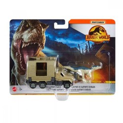 MATCHBOX JURASSIC WORLD CIĘŻARÓWKA Z BARIONYKSEM DINOZAUR PARK JURAJSKI