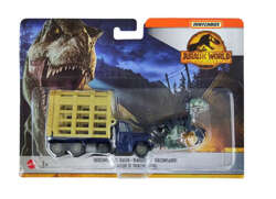 MATCHBOX JURASSIC WORLD TRANSPORTER TERIZINOZAUR DINOZAUR PARK JURAJSKI