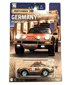 MATCHBOX PORSCHE 911 RALLY 1985 SAMOCHODZIK METALOWY GERMANY AUTKO RAJDOWE
