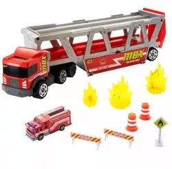 MATCHBOX TRANSPORTER STRAŻ POŻARNA LAWETA WÓZ STRAŻACKI AUTO AKCESORIA