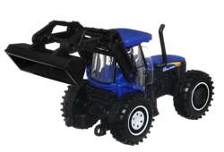 MATCHBOX WORKING RIGS NEW HOLLAND BIODIRECTIONAL TRAKTOR METALOWY MATTEL