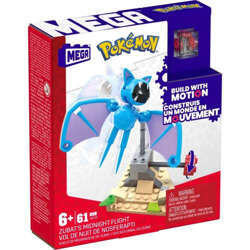 MEGA BLOCKS KLOCKI POKEMON NOCNY LOT ZUBATA 61 ELEMENTÓW MATTEL