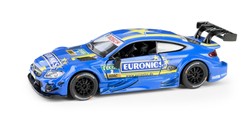 MERCEDES AMG C 63 DTM NIEBIESKI SAMOCHÓD MODEL METALOWY POJAZD NAPĘD 1:43