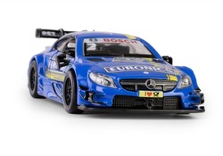 MERCEDES AMG C 63 DTM NIEBIESKI SAMOCHÓD MODEL METALOWY POJAZD NAPĘD 1:43