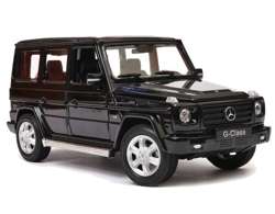 MERCEDES-BENZ G-CLASS CZARNY METALOWY MODEL SAMOCHÓD KOLEKCJONERSKI WELLY