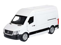 MERCEDES BENZ SPRINTER BIAŁY SAMOCHÓD DOSTAWCZY METALOWY POJAZD 1:32