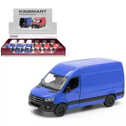 MERCEDES-BENZ SPRINTER CZARNY MODEL KOLEKCJONERSKI BUS 1:48 KINSMART