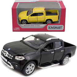 MERCEDES-BENZ X-CLASS PICKUP MODEL KOLEKCJONERSKI CZARNY 1:42 KINSMART