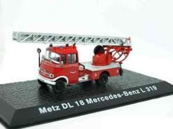 METZ DL 18 MERCEDES-BENZ L 319 POJAZD METALOWY STRAŻ POŻARNA MODEL