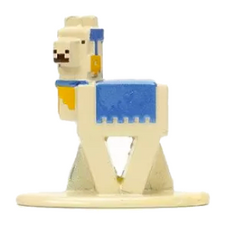 MINECRAFT FIGURKA KOLEKCJONERSKA METALOWA CREAMY TRADER LLAMA